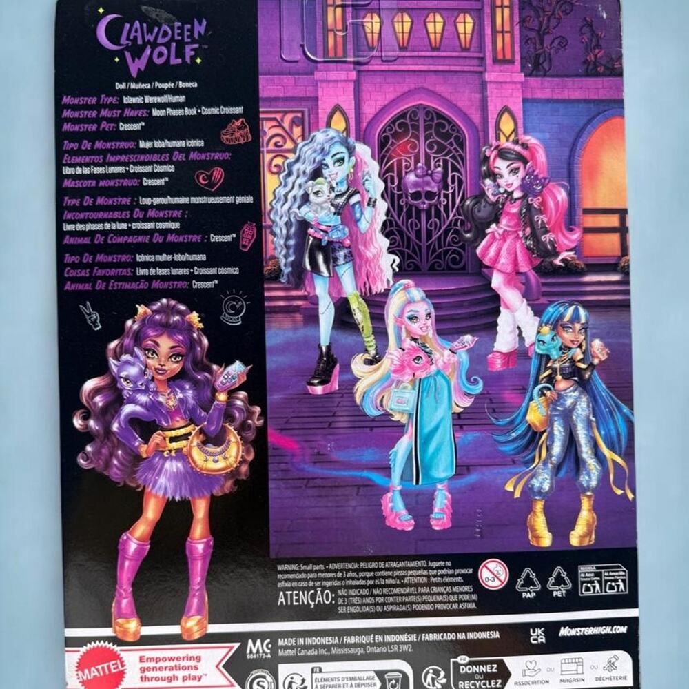 Monster high clawdeen wolf doll - Picture 2 of 2